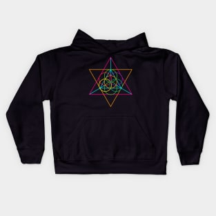 Triangular Color Sunshine Kids Hoodie